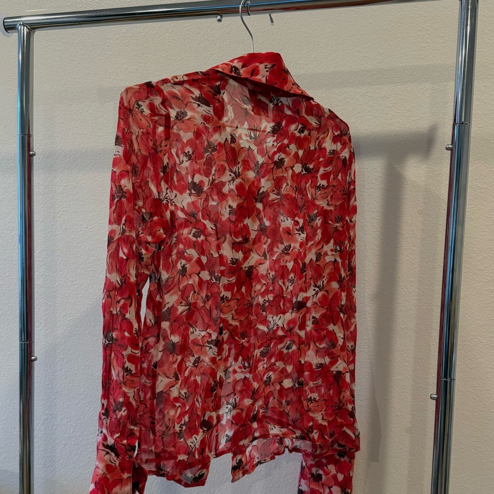 Vintage Silk Button Up